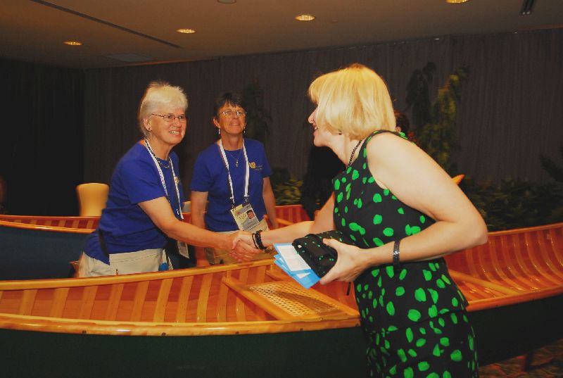 Jane, Pam and Laureen Harper