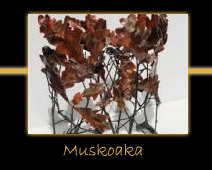 muskoaka steel sculpture by canadian sculptor hilary clark cole
