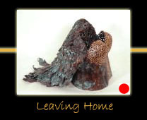 leaving home copper sculpture by canadian sculptor hilary clark cole